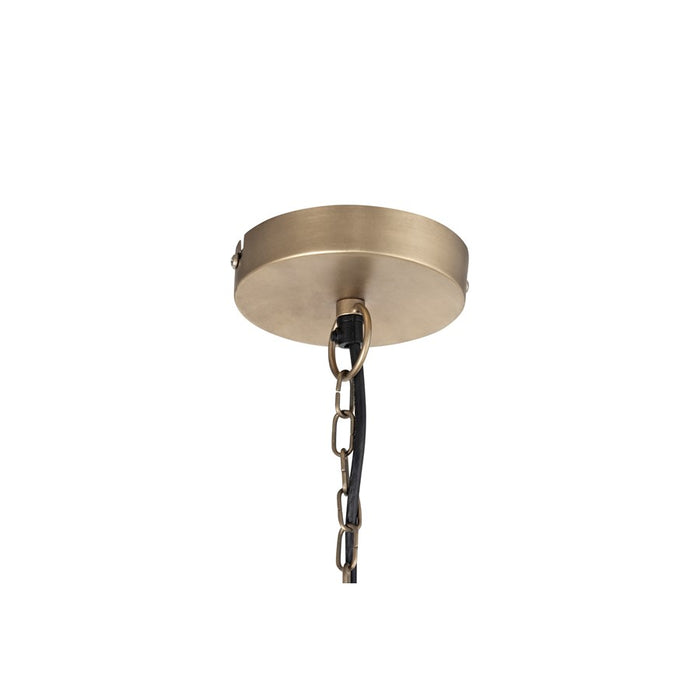 Canarm Warren 4 Light 33.5" Pendant, Antique Brass