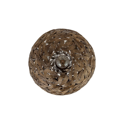 Canarm Kora 1 Light 15" Pendant, Antique Brass