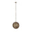 Canarm Kora 1 Light 15" Pendant, Antique Brass