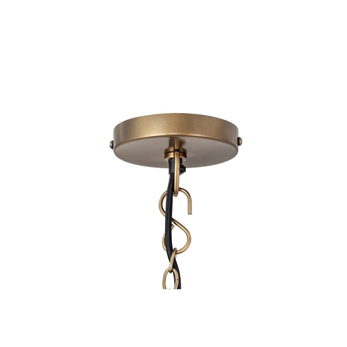 Canarm Kora 1 Light 21" Pendant, Antique Brass
