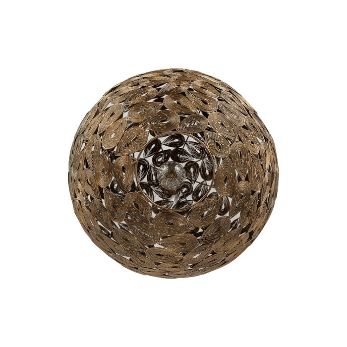 Canarm Kora 1 Light 21" Pendant, Antique Brass
