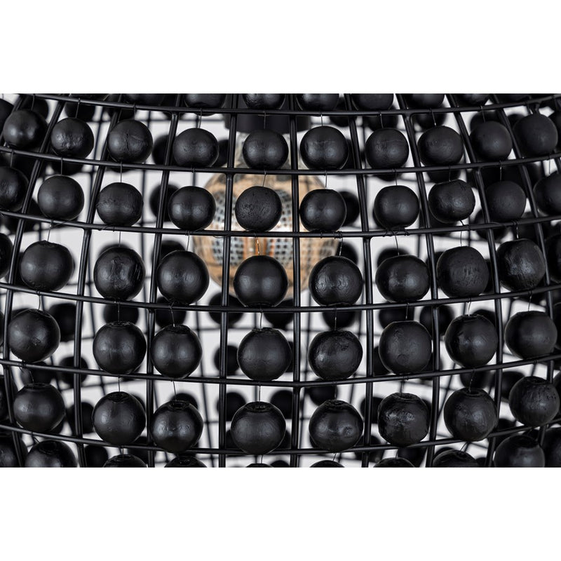 Canarm Burkley 1 Light 16" Pendant, Matte Black