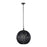 Canarm Burkley 1 Light 16" Pendant, Matte Black