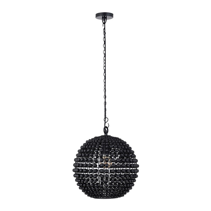 Canarm Burkley 1 Light 16" Pendant, Matte Black