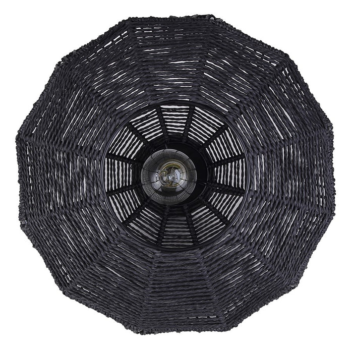 Canarm Valence 1 Light 15" Pendant, Black