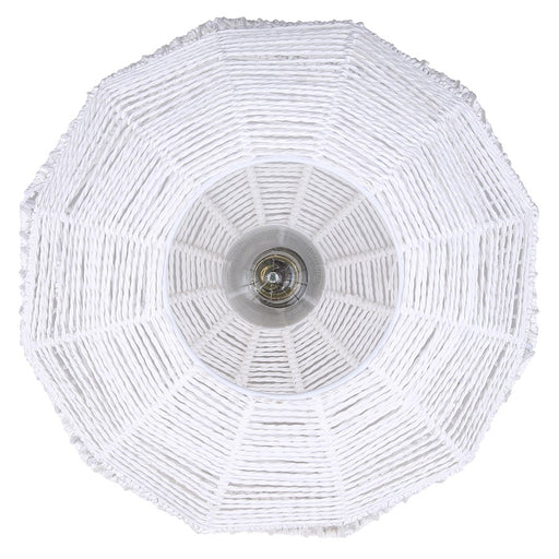 Canarm Valence 1 Light 15" Pendant, White