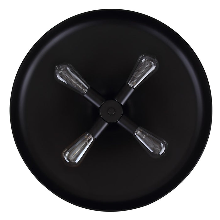 Canarm Holland 4 Light 22" Pendant, Black