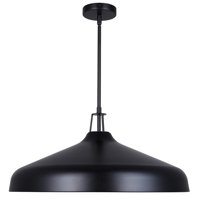 Canarm Holland 4 Light 22" Pendant, Black/Gold