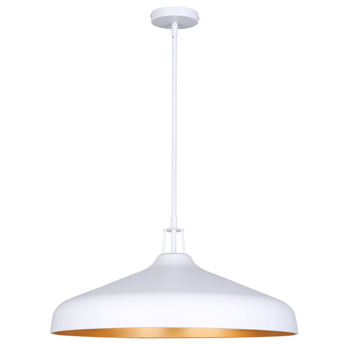 Canarm Holland 4 Light 22" Pendant, White - IPL1203A04WHG22