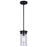 Canarm Benson 1 Light 4.75" Pendant, Black - IPL1205A01BK