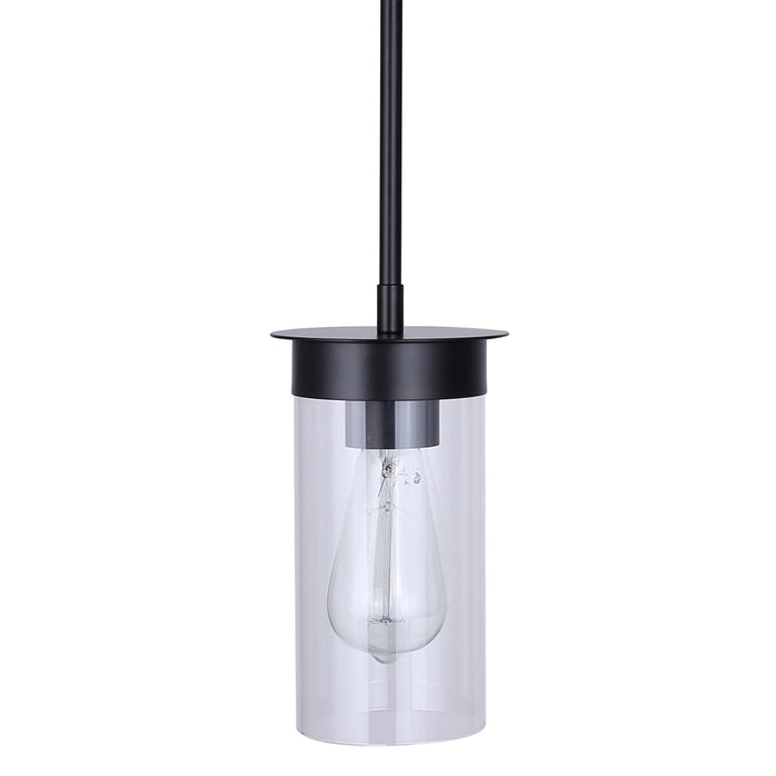 Canarm Benson 1 Light 4.75" Pendant, Black