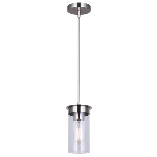 Canarm Benson 1 Light 4.75" Pendant, Brushed Nickel - IPL1205A01BN