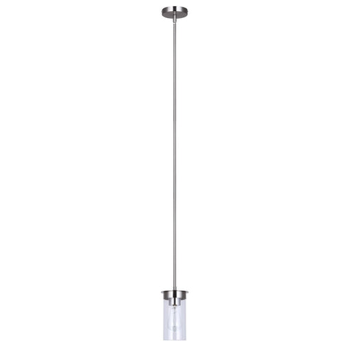 Canarm Benson 1 Light 4.75" Pendant, Brushed Nickel