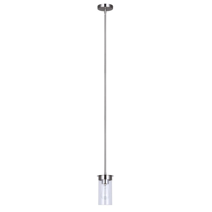 Canarm Benson 1 Light 4.75" Pendant, Brushed Nickel