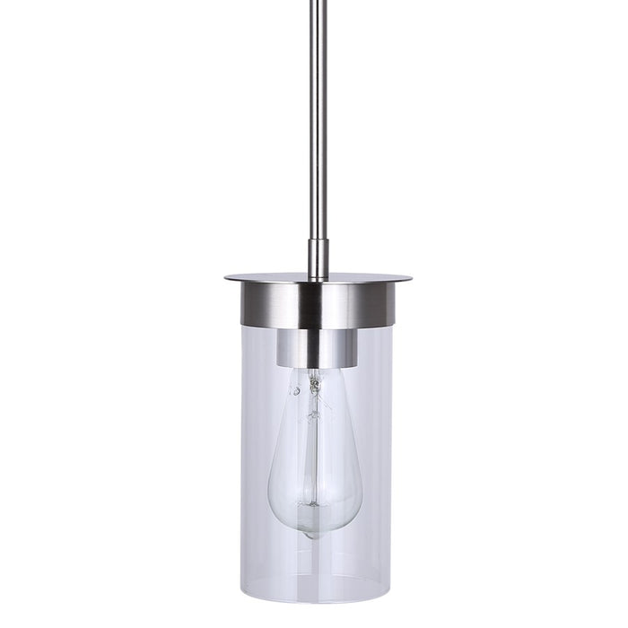 Canarm Benson 1 Light 4.75" Pendant, Brushed Nickel