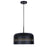 Canarm Miles 1 Light 13" Pendant, Black