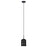 Canarm Miles 1 Light 6" Pendant, Black