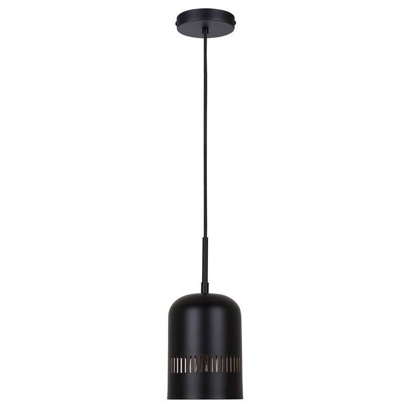 Canarm Miles 1 Light 6" Pendant, Black