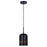 Canarm Miles 1 Light 6" Pendant, Black