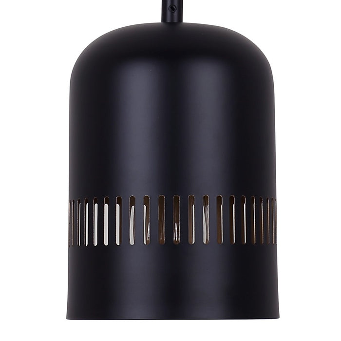 Canarm Miles 1 Light 6" Pendant, Black