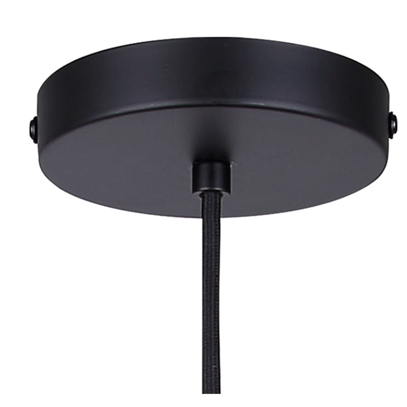Canarm Miles 1 Light 6" Pendant, Black