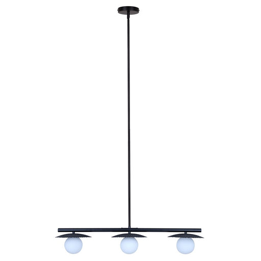 Canarm Mierka 3 Light 32.5" Pendant, Black