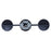 Canarm Mierka 3 Light 32.5" Pendant, Black