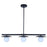 Canarm Mierka 3 Light 32.5" Pendant, Black