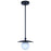 Canarm Mierka 3 Light 32.5" Pendant, Black