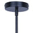 Canarm Mierka 3 Light 32.5" Pendant, Black