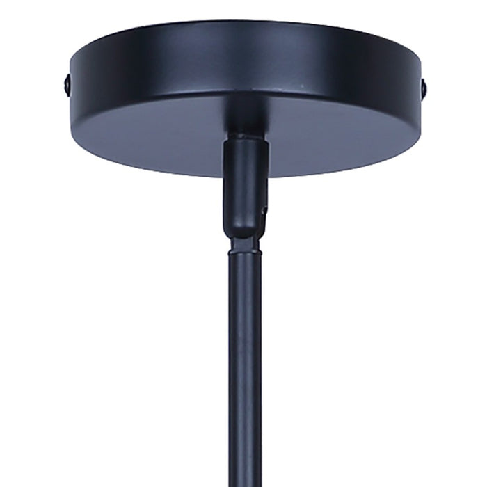 Canarm Mierka 3 Light 32.5" Pendant, Black