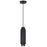 Canarm Cohen 1 Light 4.75" Pendant, Matte Black