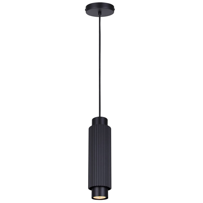 Canarm Cohen 1 Light 4.75" Pendant, Matte Black