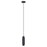 Canarm Cohen 1 Light 4.75" Pendant, Matte Black