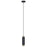 Canarm Cohen 1 Light 4.75" Pendant, Matte Black/Gold