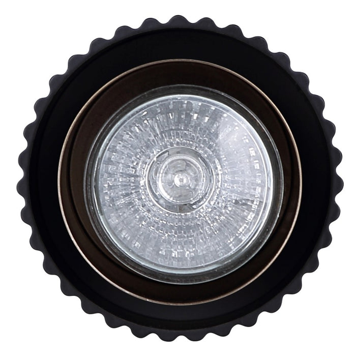 Canarm Cohen 1 Light 4.75" Pendant, Matte Black/Gold