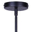 Canarm Britton 1 Light Pendant, Matte Black