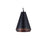 Canarm Madison 1 Light 14" Pendant, Two Tone Black/Gold