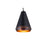 Canarm Madison 1 Light 14" Pendant, Two Tone Black/Gold