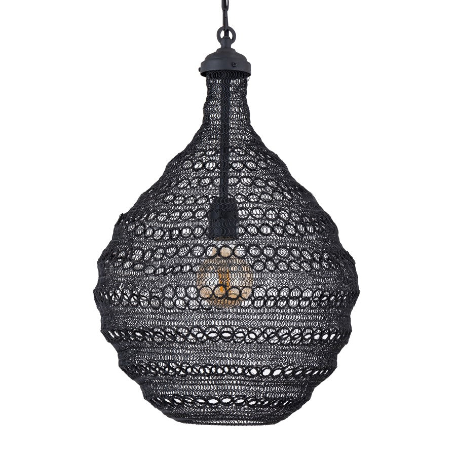 Canarm Madison 1 Light 14.5" Pendant, Black