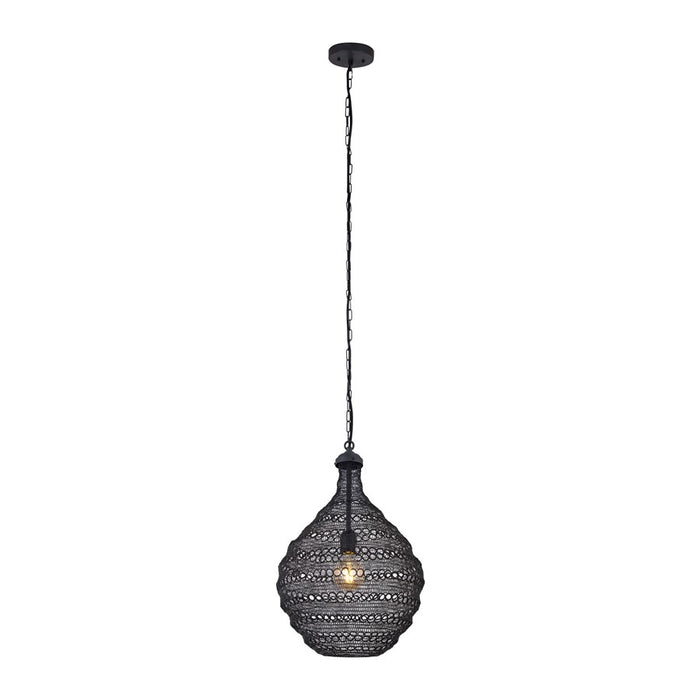 Canarm Madison 1 Light 14.5" Pendant, Black