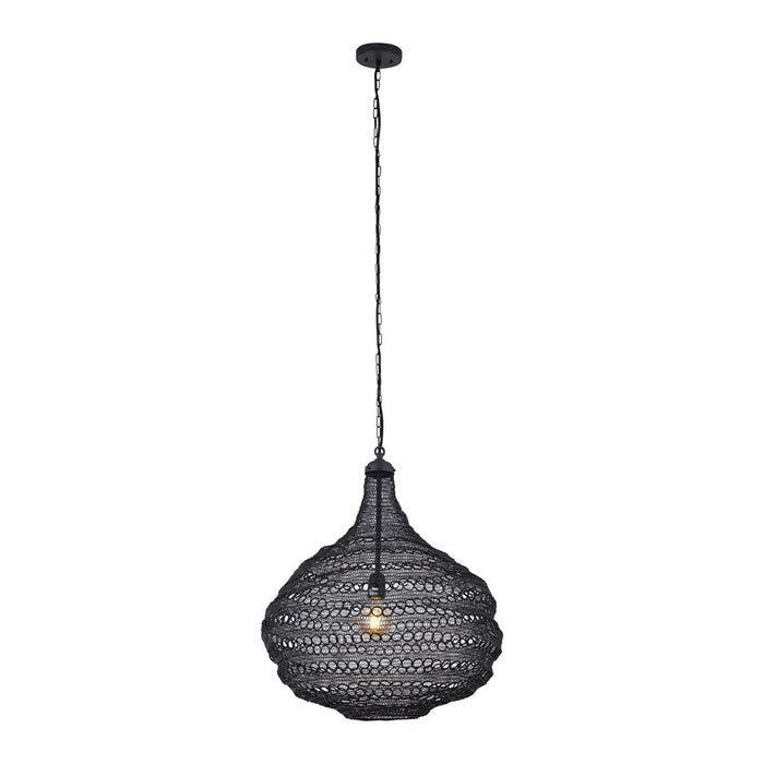 Canarm Madison 1 Light 23" Pendant, Black