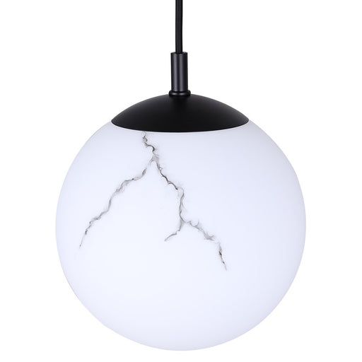 Canarm Halsey 1 Light 9.75" Pendant, Black