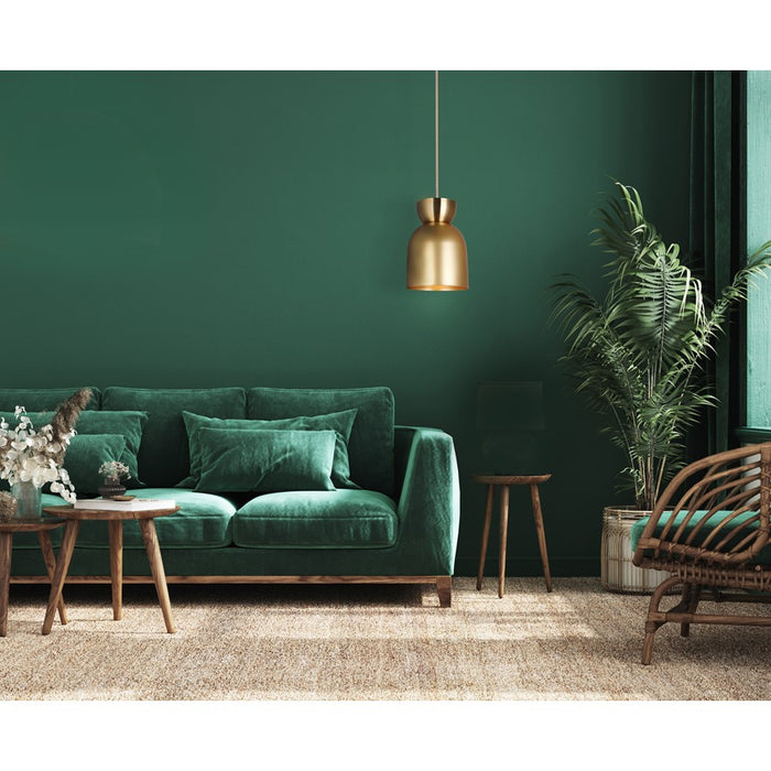 Canarm Aurea 1 Light 9" Pendant, Gold