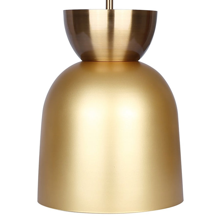 Canarm Aurea 1 Light 9" Pendant, Gold