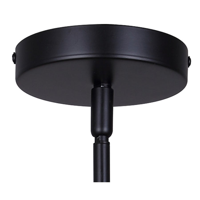 Canarm Ledger 1 Light 10.5" Pendant, Black