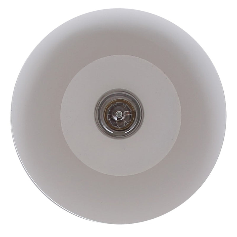 Canarm Arbella 7.75in 1-Light Pendant | Matte Black and White Metal | Kitchen Island & Dining Room | 7.75 x 7.75 x 11 in | Model IPL2107B01BW
