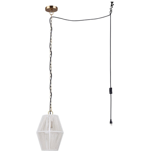 Canarm Klima 1 Light 8.5" Pendant, Gold