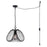 Canarm Stockholm 1 Light 16" Pendant, Black