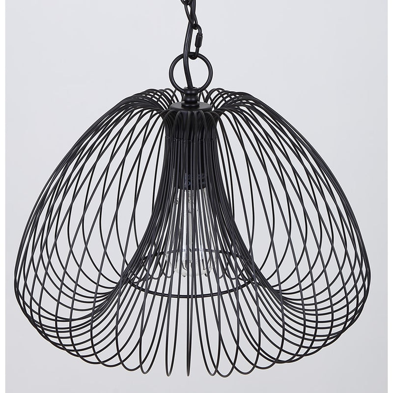 Canarm Stockholm 1 Light 16" Pendant, Black